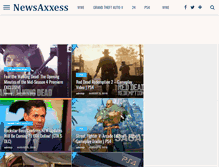 Tablet Screenshot of newsaxxess.com